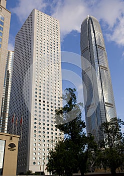 Jardine House IFC Hong Kong Central Financial Centre Skyline Skyscraper