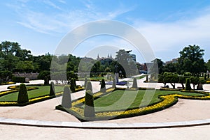 Jardines del Buen Retiro in Madrid, Spain photo