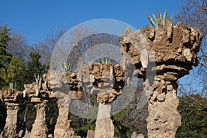 Jardinieres Viaduct, Park Guell photo