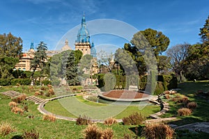 Montjuic park, Joan Maragall gardens, Barcelona photo