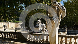 Jardins de la Fontaine, Nimes, Gard, Occitanie, France