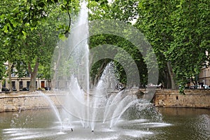 Jardins de la Fontaine, NÃÂ®mes, France photo