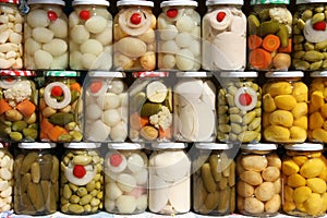 Jars of Brazilian Vegetables photo