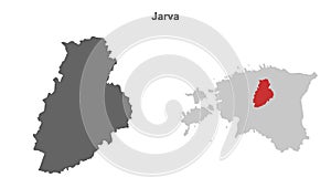 Jarva outline map