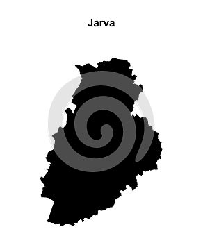 Jarva outline map