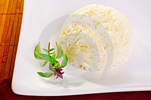 Jasmine Rice and Thai Basil