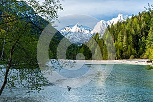 Jasna lake in Kranjska Gora