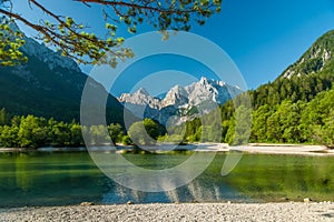 Jasna lake, Kranjska gora, Slovenia