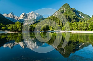 Jasna lake, Kranjska gora, Slovenia photo