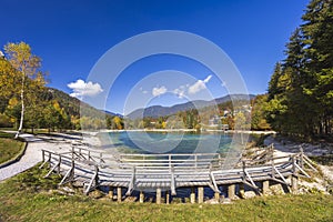 Jasna pond near Kranjska Gora, Triglavski national park, Slovenia