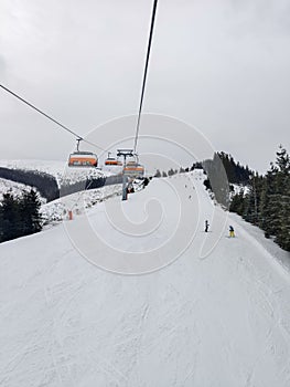 Jasna ski resort chair lift