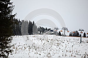 Jasna ski resort chair lift