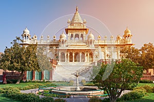 The Jaswant Thada is a cenotaph located in Jodhpur, in the India photo