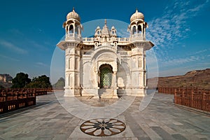Jaswant Thada white temple