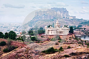 Jaswanth Thada mausoleum, Jodhpur, Rajasthan, India