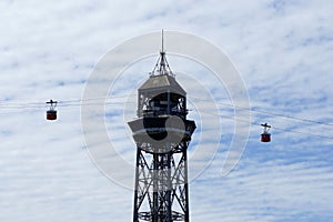 The Jaume I Tower, in the World Trade Center, artistic heritage of the city photo