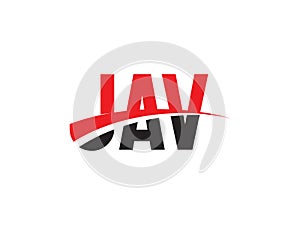 JAV Letter Initial Logo Design Vector Illustration