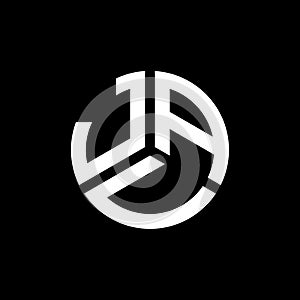 JAV letter logo design on white background. JAV creative initials letter logo concept. JAV letter design