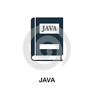 Java icon. Creative element design from programmer icons collection. Pixel perfect Java icon for web design, apps, software, print