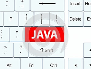 Java red keyboard button