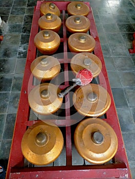 Javanese Indonesia traditional music instrumens