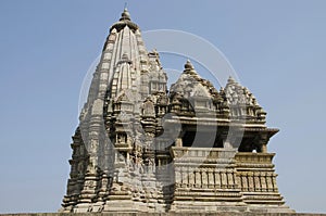 JAVARI TEMPLE, Facade - South View, Eastern Group, Khajuraho, Madhya Pradesh, UNESCO World Heritage Site