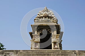 JAVARI TEMPLE, Shikara - Top View, Eastern Group, Khajuraho, Madhya Pradesh, UNESCO World Heritage Site