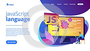 JavaScript concept landing page.