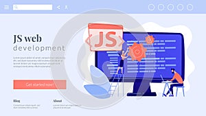 JavaScript concept landing page.