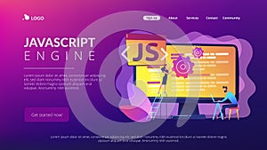 JavaScript concept landing page.