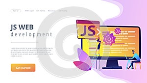 JavaScript concept landing page.