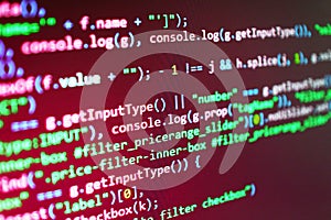 Javascript functions, variables, objects.