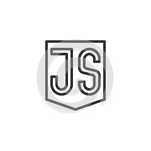 JavaScript line icon
