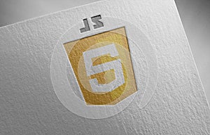 Javascript-4 on paper texture
