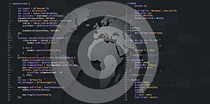 Javascript mixed media background