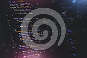 Javascript web developing background