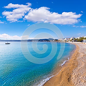 Javea Xabia Playa La Grava beach in Alicante Spain photo