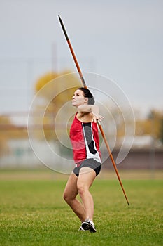 Javelin athlete photo