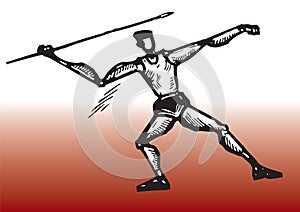 Javelin player