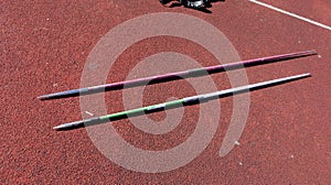 Javelin throw practise