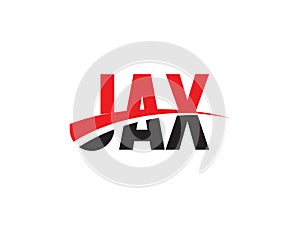 JAX Letter Initial Logo Design Vector Illustration photo