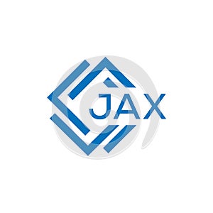 JAX letter logo design on white background. JAX creative circle letter logo concept. JAX letter design.JAX letter logo design on photo