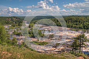 Jay Cooke State Park is on the St. Louis River south of Duluth i