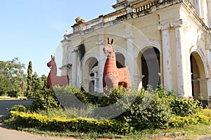 Jayalakshmi Vilas Palace Statues photo