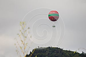 jayuya hot air balloon in Puerto Rico mountains photo