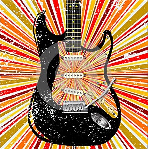 Jazz Background Grunge Guitar