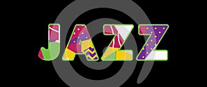 Jazz Concept Word Art Illustration