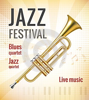 Jazz concert poster