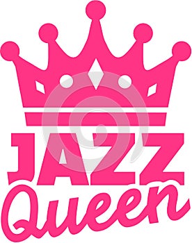 Jazz dance queen with crown