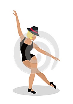 Jazz Dancer Tap Dance, Jitterbug, Swing, Lindy Hop